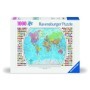 Ravensburger - Puzzle harta politica glob pamantesc 1000 piese design nou Ravensburger - 1